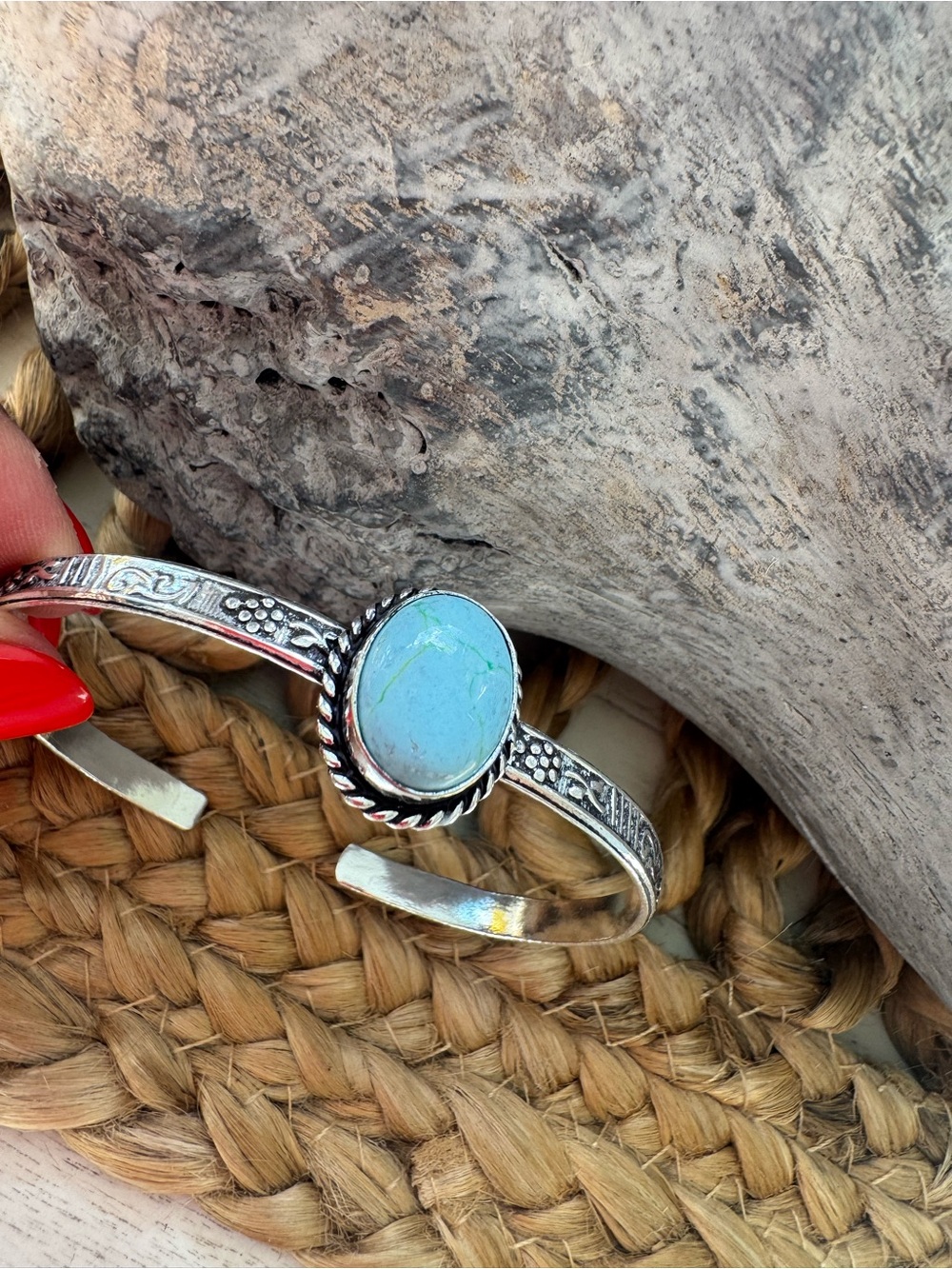 NEW GENUINE PALOMA TURQUOISE STONE CUFF